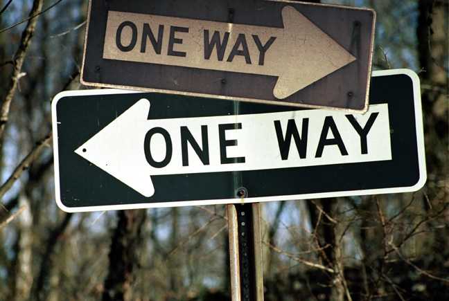 one way?