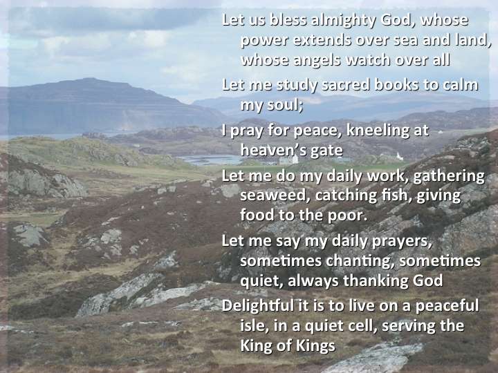 Columba's prayer.125