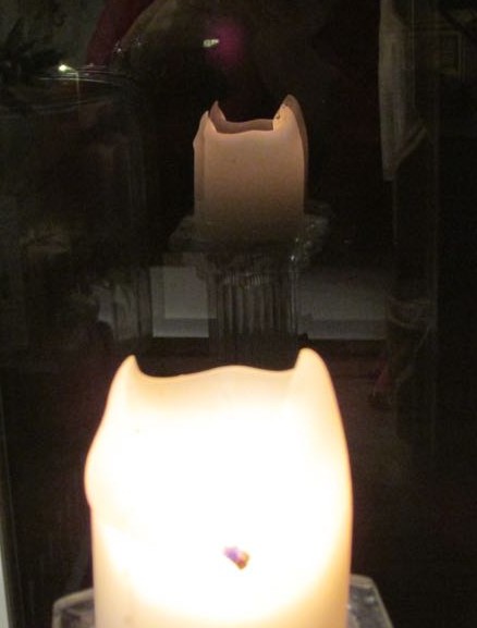 Candle reflection