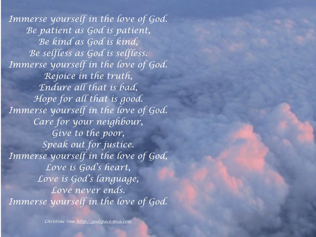 Prayer to know God's love