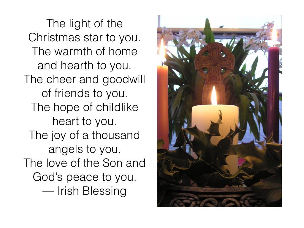 An Irish Christmas Blessing Godspacelight