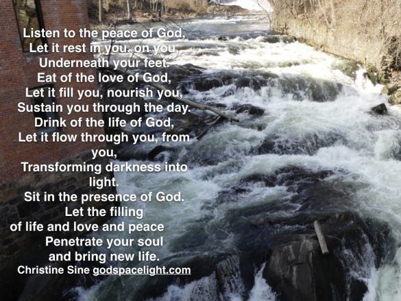 Listen to the peace of God.001 Celtic work party