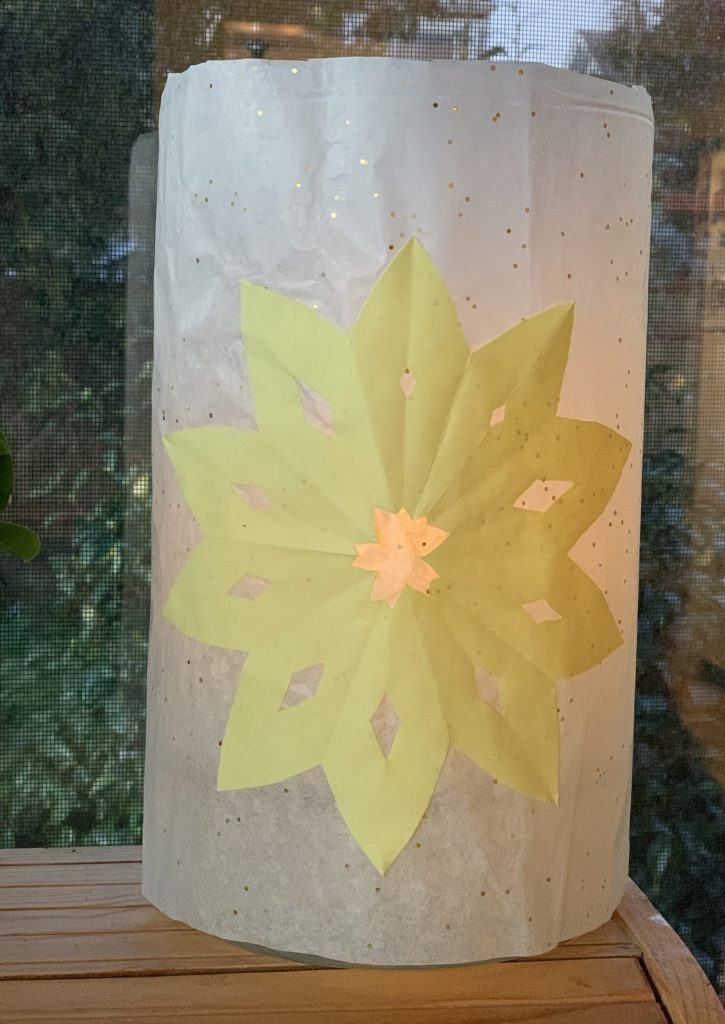 Paper star lantern