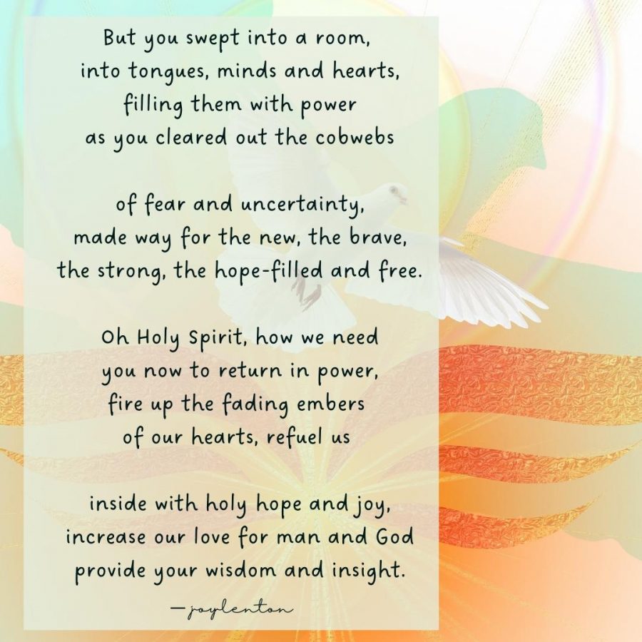 Pentecost: A Fresh Perspective, Poem, and Meditation Exercise ...