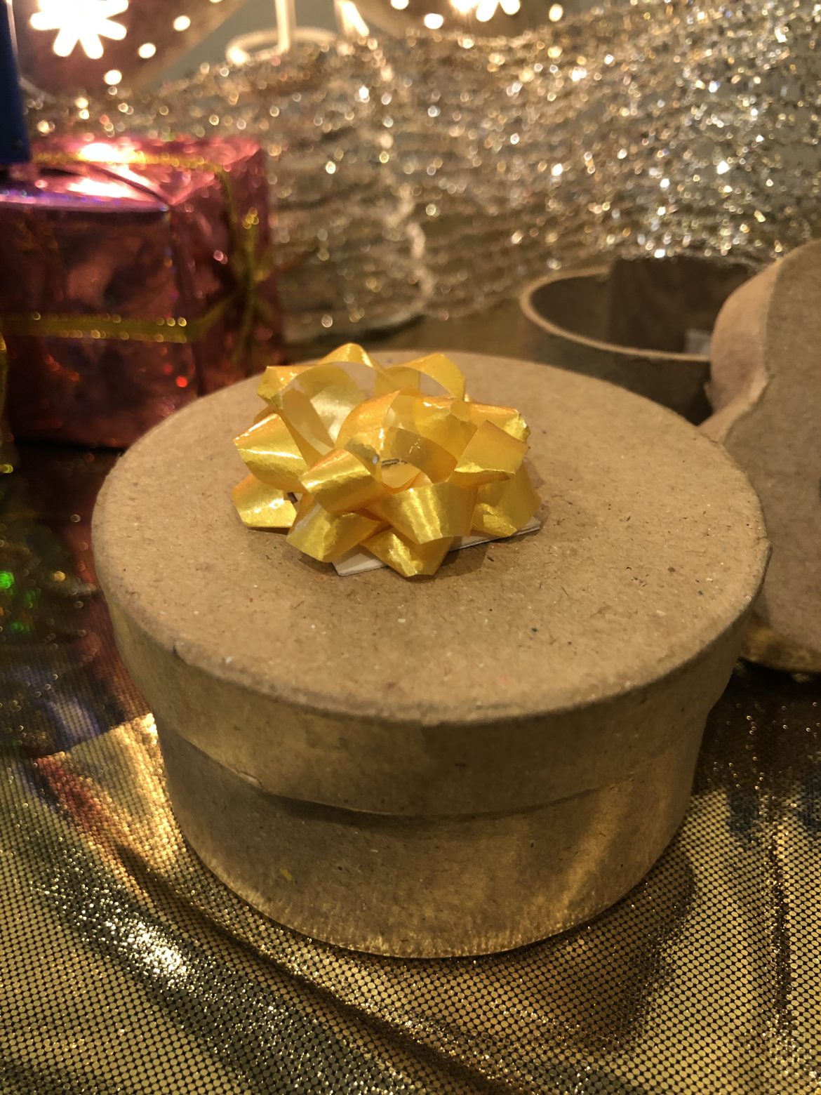 gift yellow bow gift yellow bow