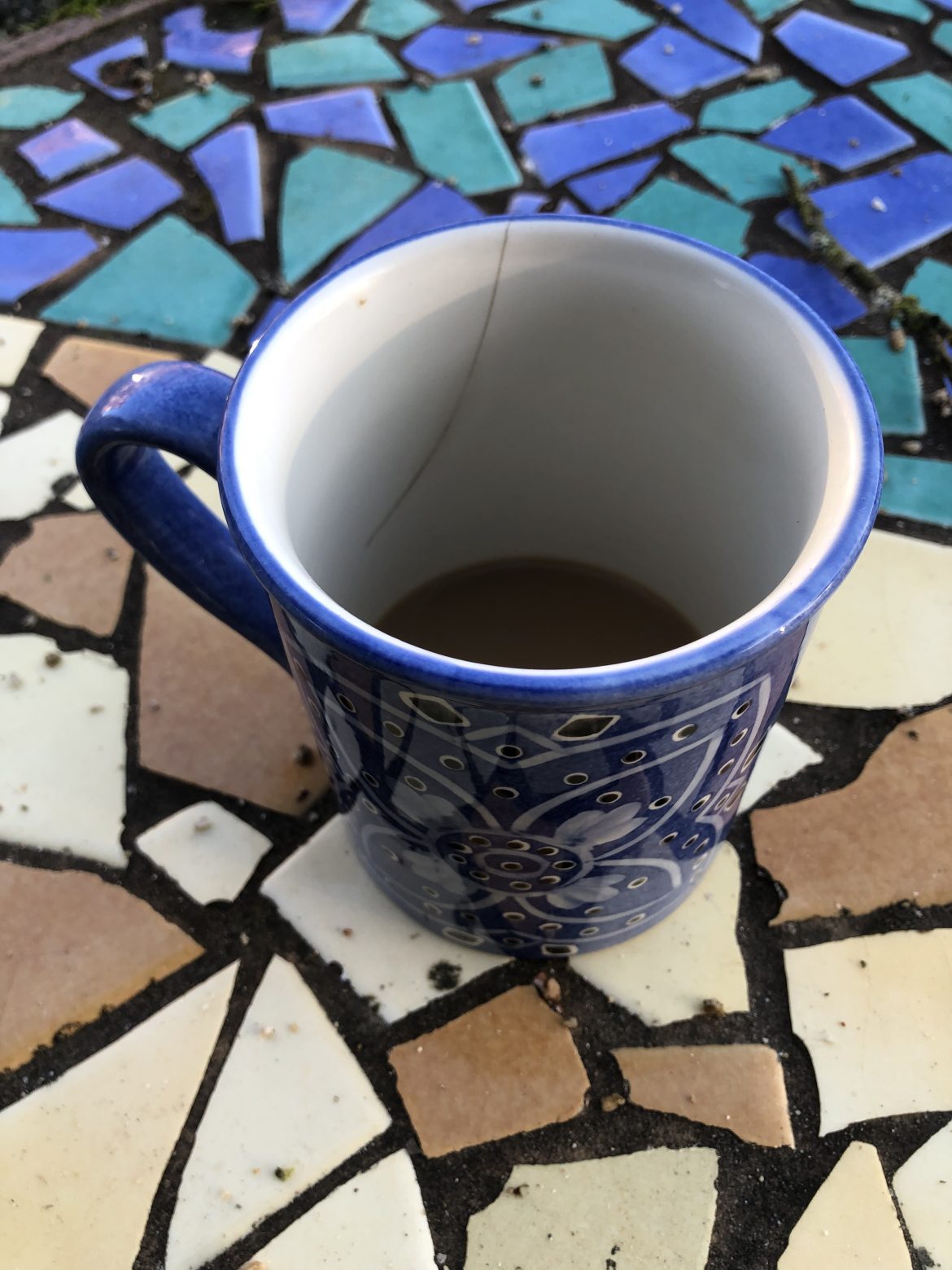 cup with mosaic cup with mosaic